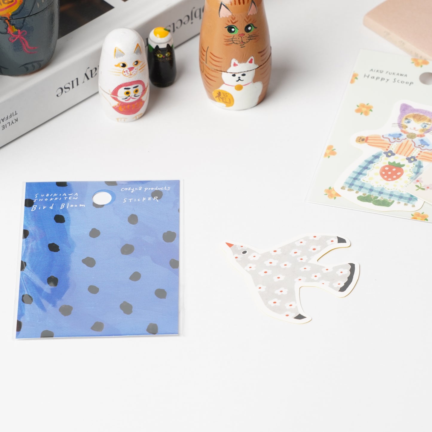 Bird Bloom Sticker by Subikiawa | Cozyca Products