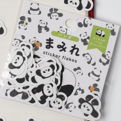 Panda Flake Sticker