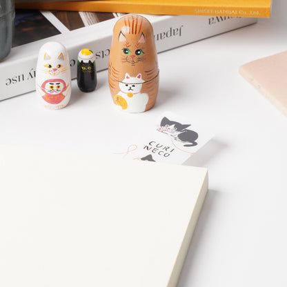 Consice Necoya Curineko Clear Bookmark