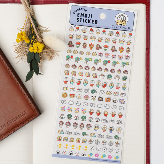 Emoji Sticker Sheet - Gorogoro Nyansuke All Together