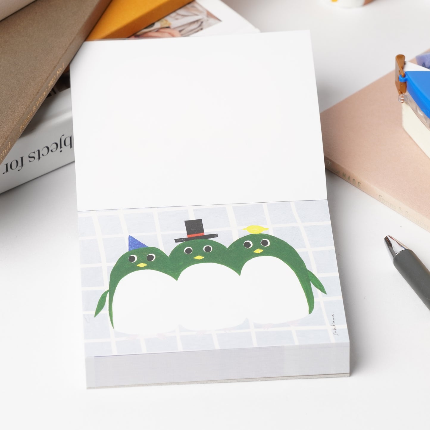 Penguin 2 Block Memo by Subikiawa | Cozyca Products