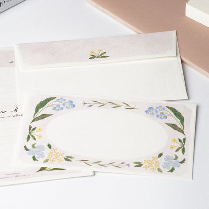 Flower Birds Letter Set by Midori Asano | Cozyca Products