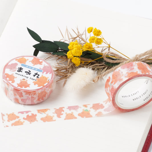 World Craft Mamire Series Masking Tape - Flapjack Octopus