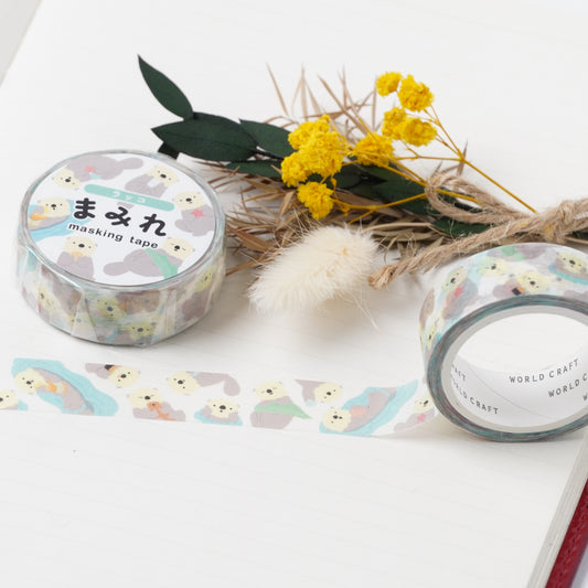 World Craft Mamire Series Masking Tape - Sea Otter