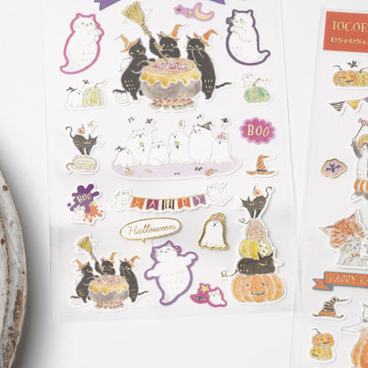 Tocoro Comugi Halloween Ghost Cotton Stickers