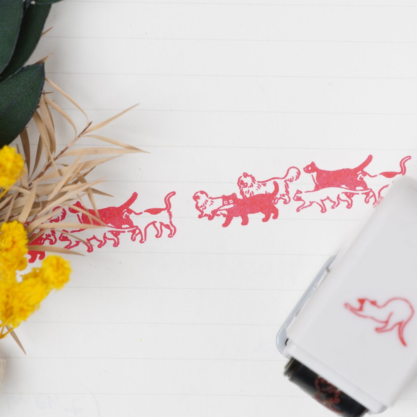 EL COMMUN Loop Stamp - Cats