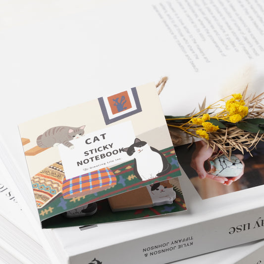Animal Die-Cut Sticky Note / Cat