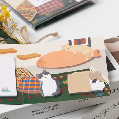 Animal Die-Cut Sticky Note / Cat