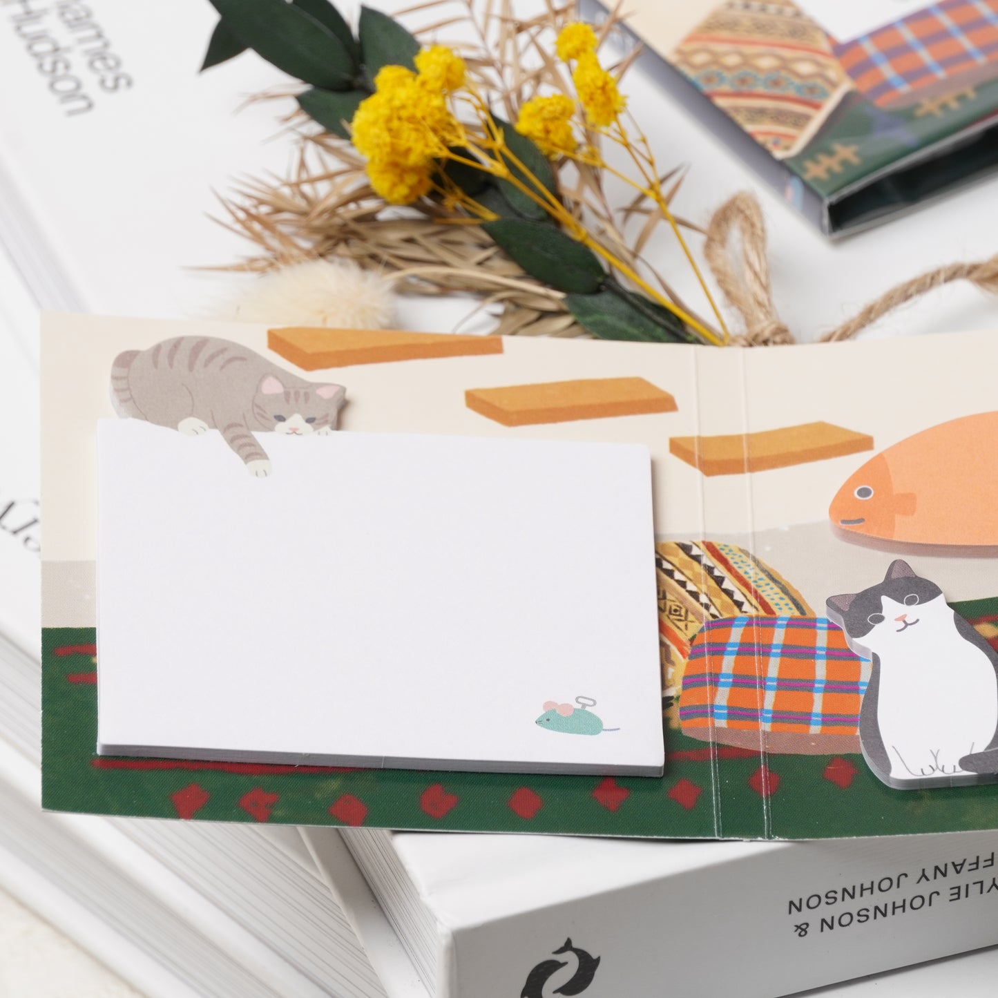 Animal Die-Cut Sticky Note / Cat