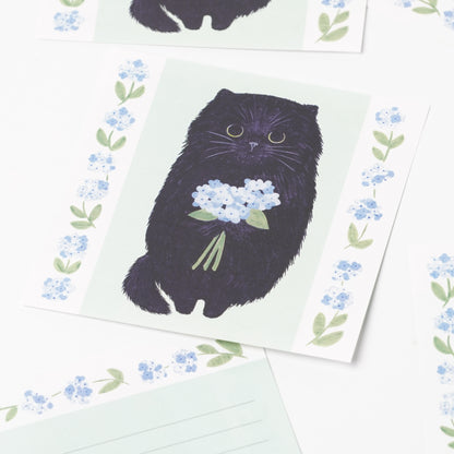 Cat Memo #23 - Fluffy Cat