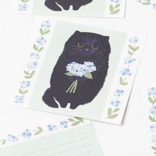 Cat Memo #23 - Fluffy Cat