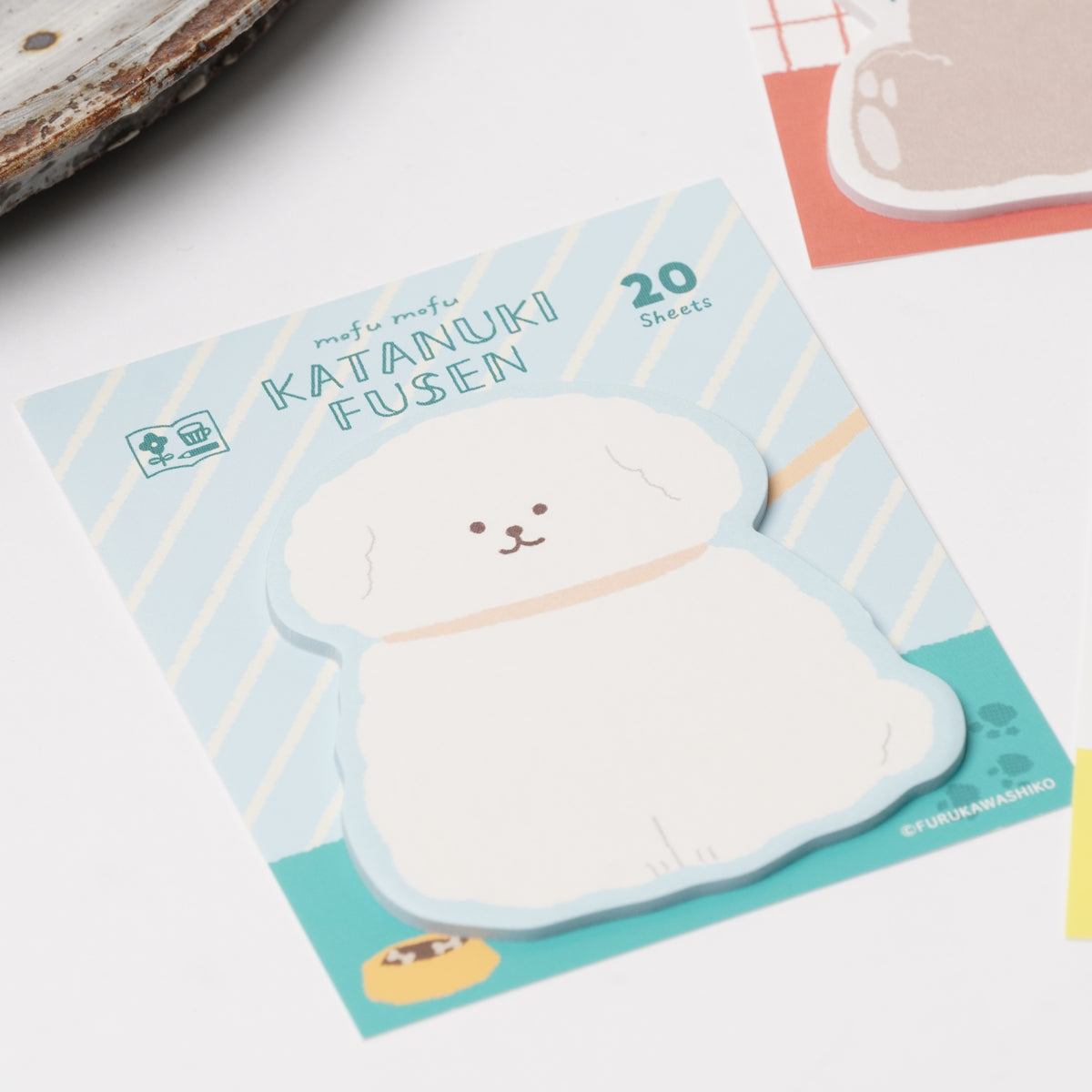 Watashi Biyori Die-Cut Sticky Notes - Fluffy Dog
