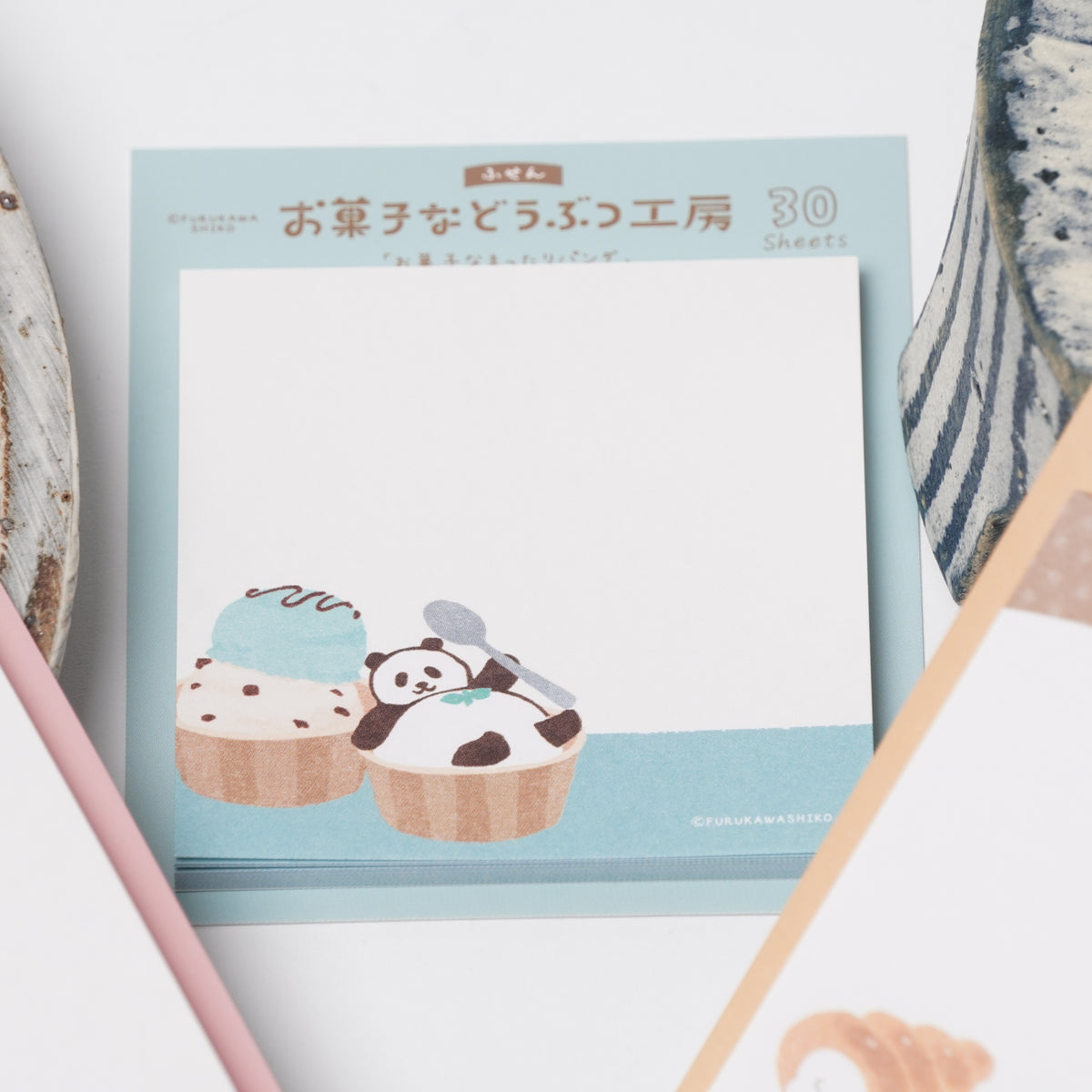 Okashi na Doubutsu Kobo Sticky Notes - Panda