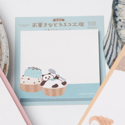 Okashi na Doubutsu Kobo Sticky Notes - Panda