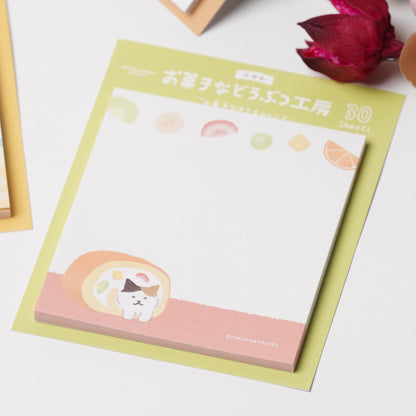 Okashi na Doubutsu Kobo Sticky Notes - Cat
