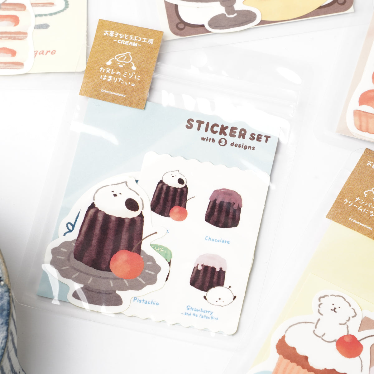 Okashi na Doubutsu Kobo Sticker Set - Bird