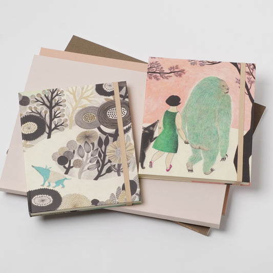 moritaMiW Hardcover Notebook - Dance with the Yeti
