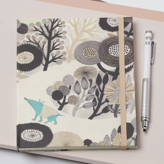 moritaMiW Hardcover Notebook - Sky Blue Tapir