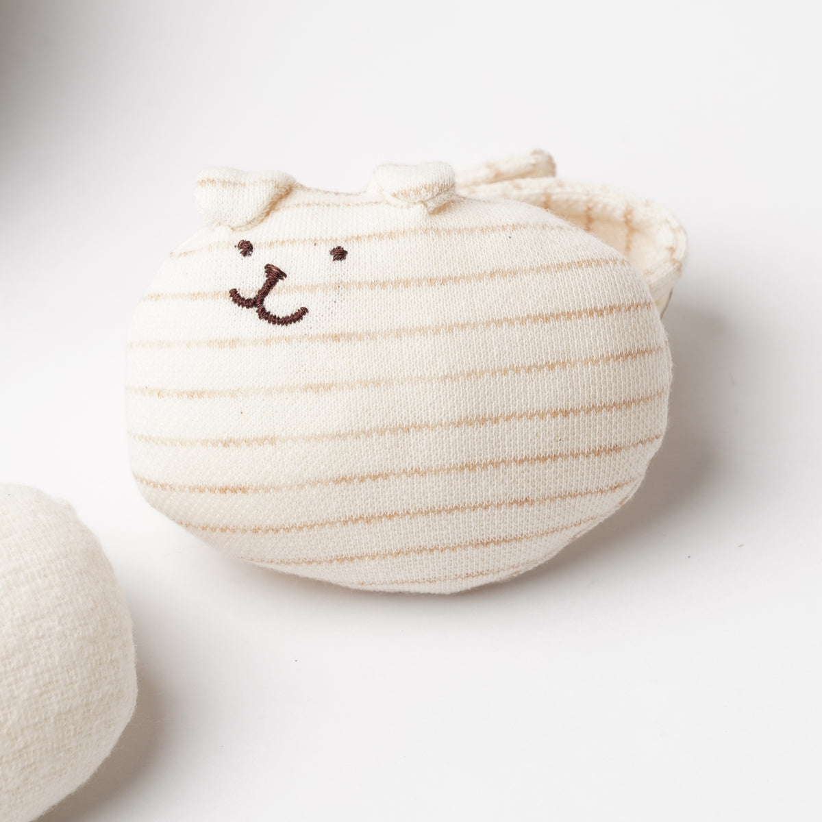 Organic Cotton Baby Rattle Wrist & Ankle Toy