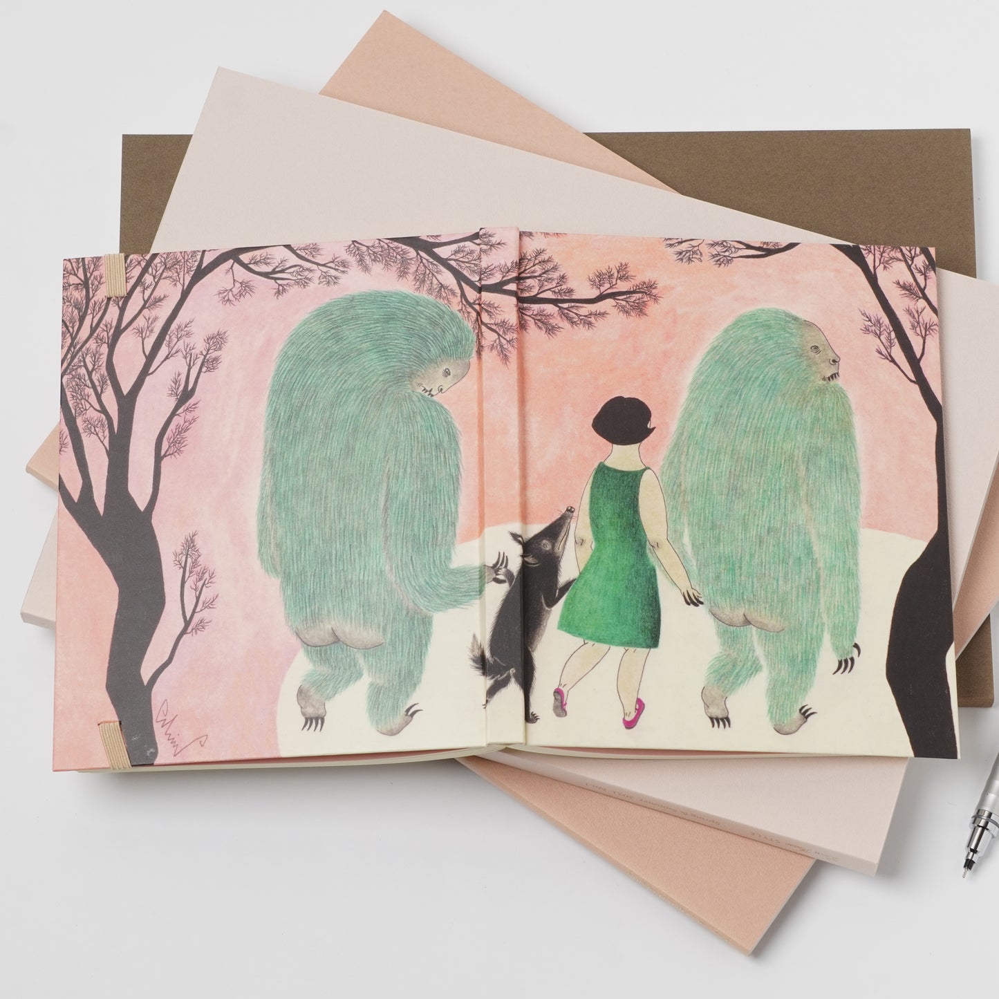moritaMiW Hardcover Notebook - Dance with the Yeti