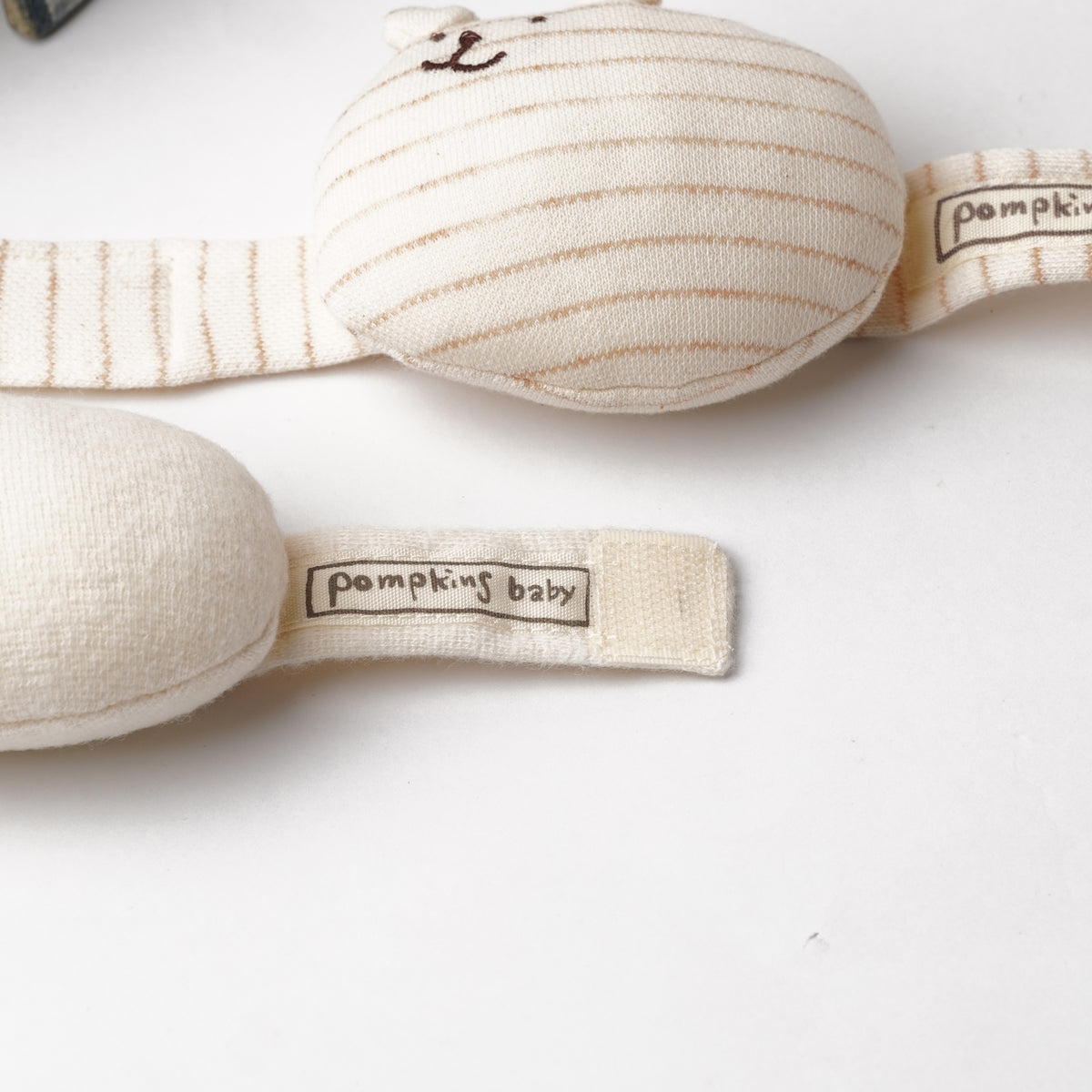 Organic Cotton Baby Rattle Wrist & Ankle Toy