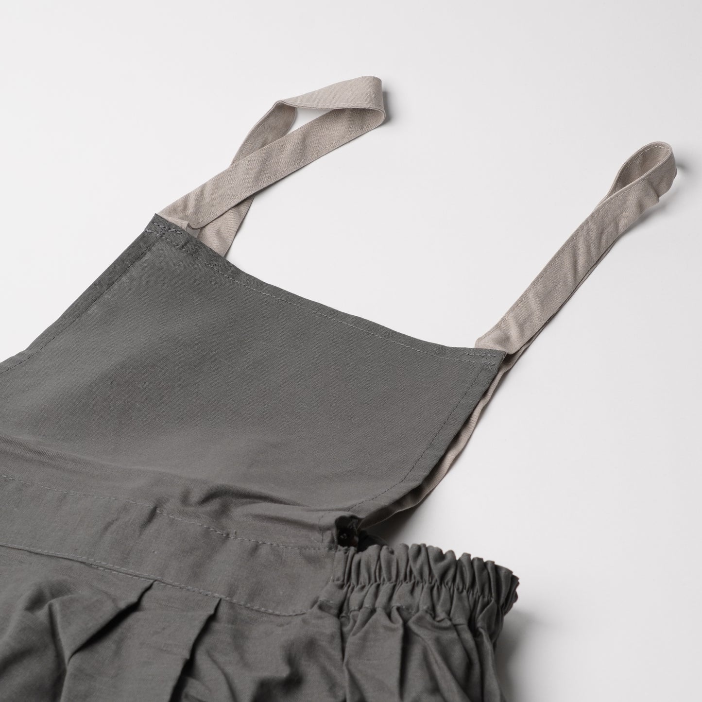 Peplos Cotton Linen Gathered Apron
