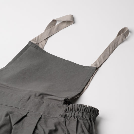 Peplos Cotton Linen Gathered Apron