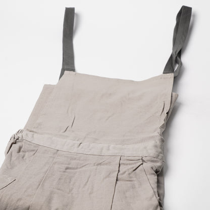 Peplos Cotton Linen Gathered Apron