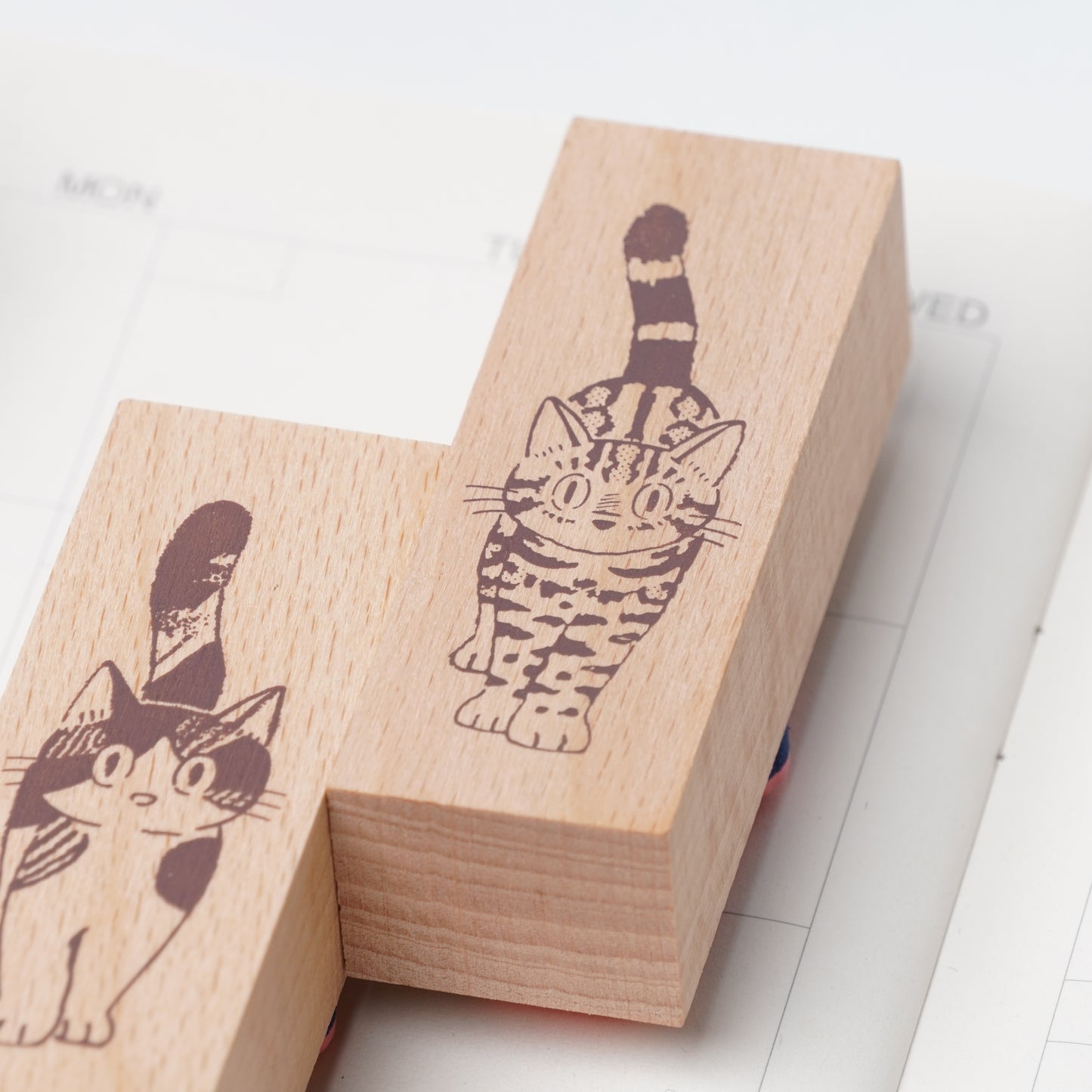 Bengal Cat Wood Stamp