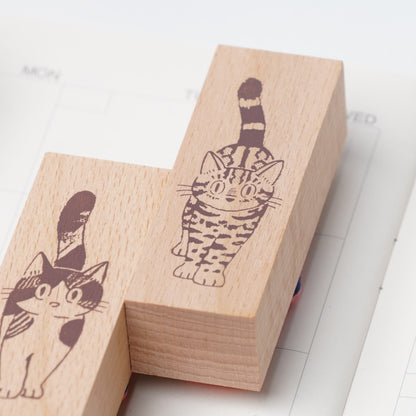 Bengal Cat Wood Stamp