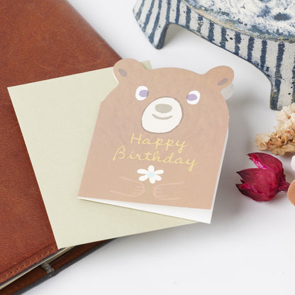 Bear Mini Birthday Card