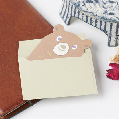 Bear Mini Birthday Card