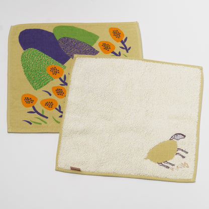 Fluffy Animal Handkerchief Hand Towel Size - Sheep moritaMiW
