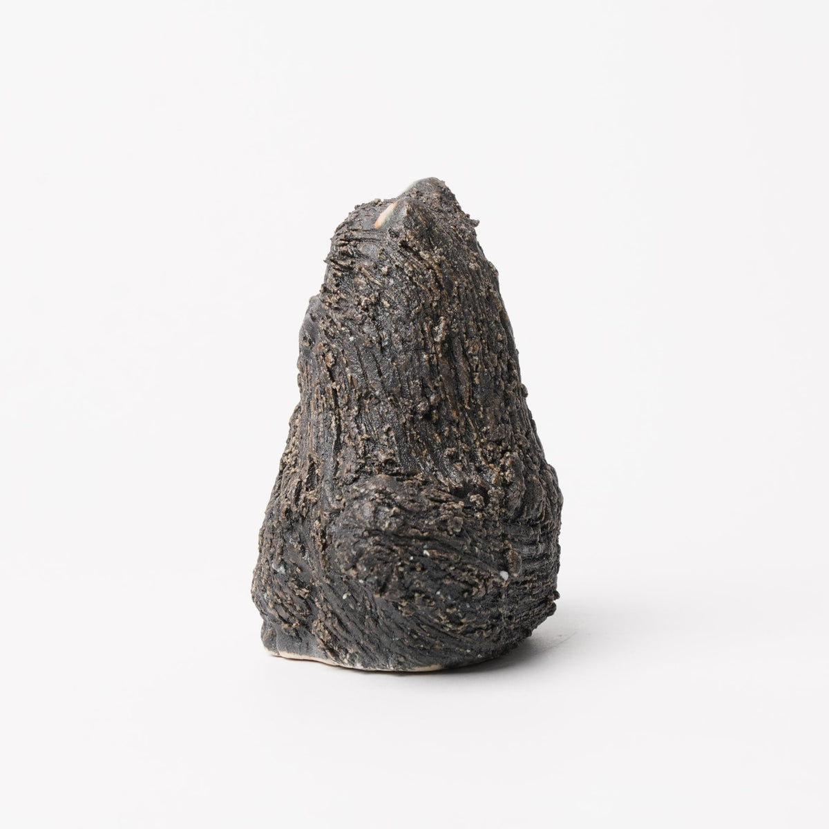 Shigarakiyaki Ceramic Cat MUKU Black Small