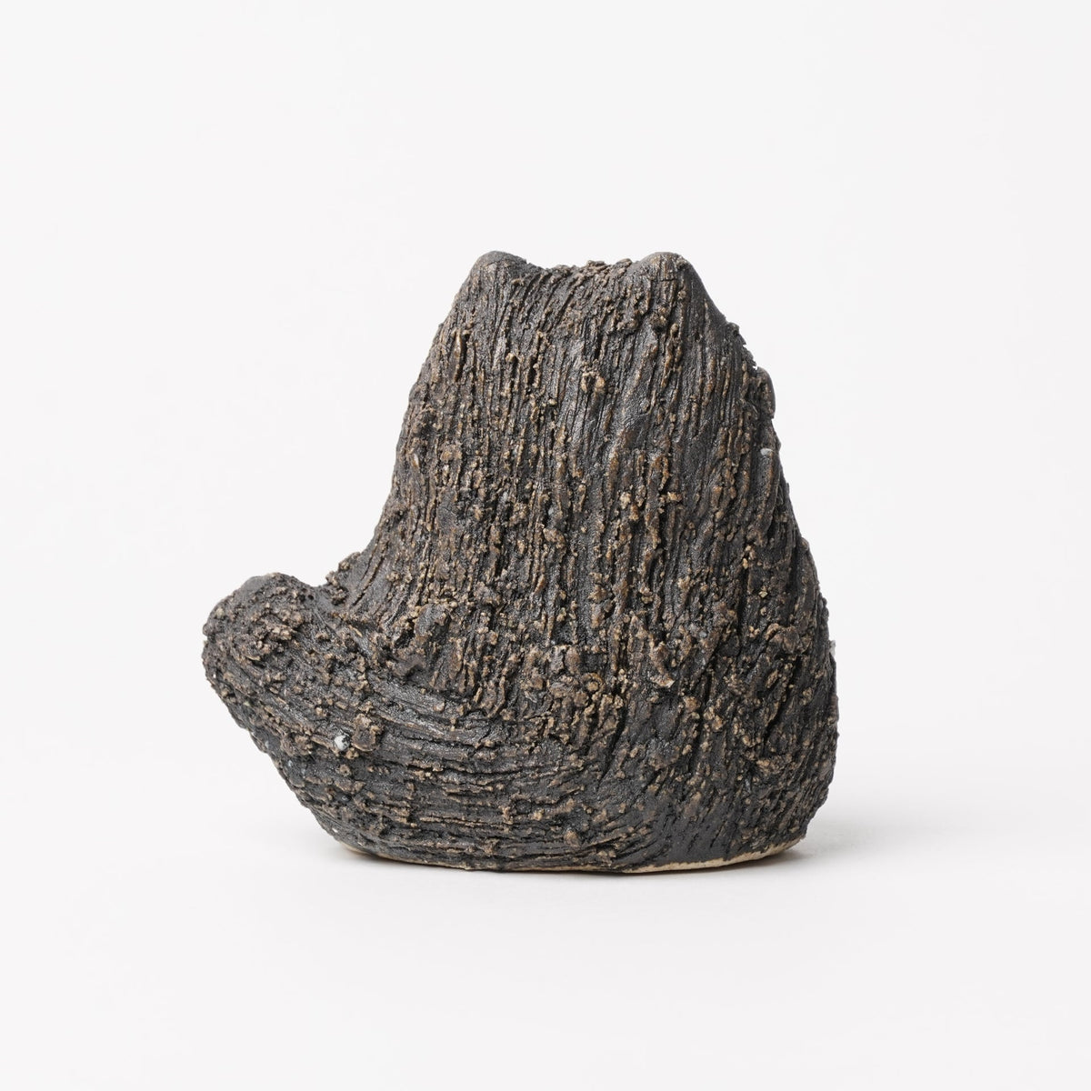 Shigarakiyaki Ceramic Cat MUKU Black Small