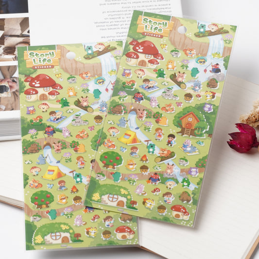 MIND WAVE Story Life Stickers - Forest