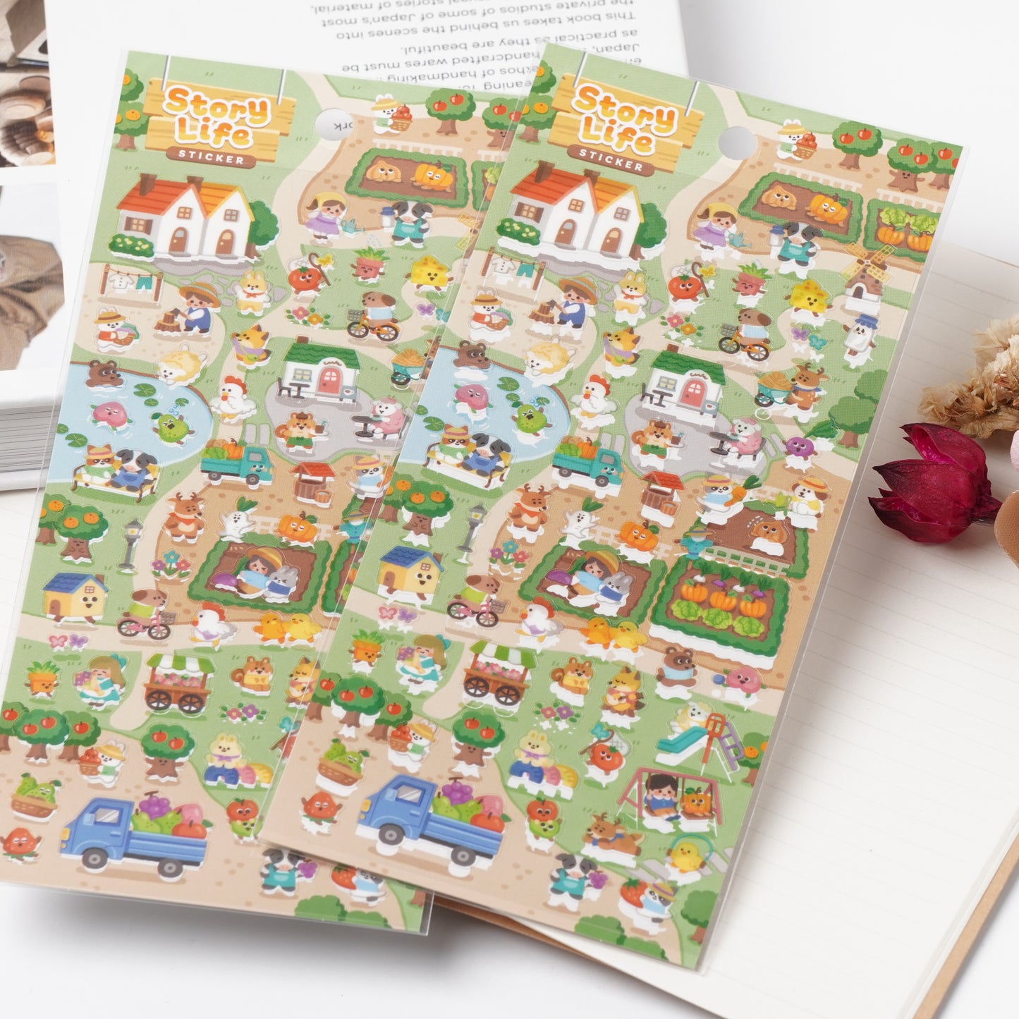 MIND WAVE Story Life Stickers -Village