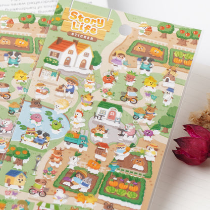 MIND WAVE Story Life Stickers -Village