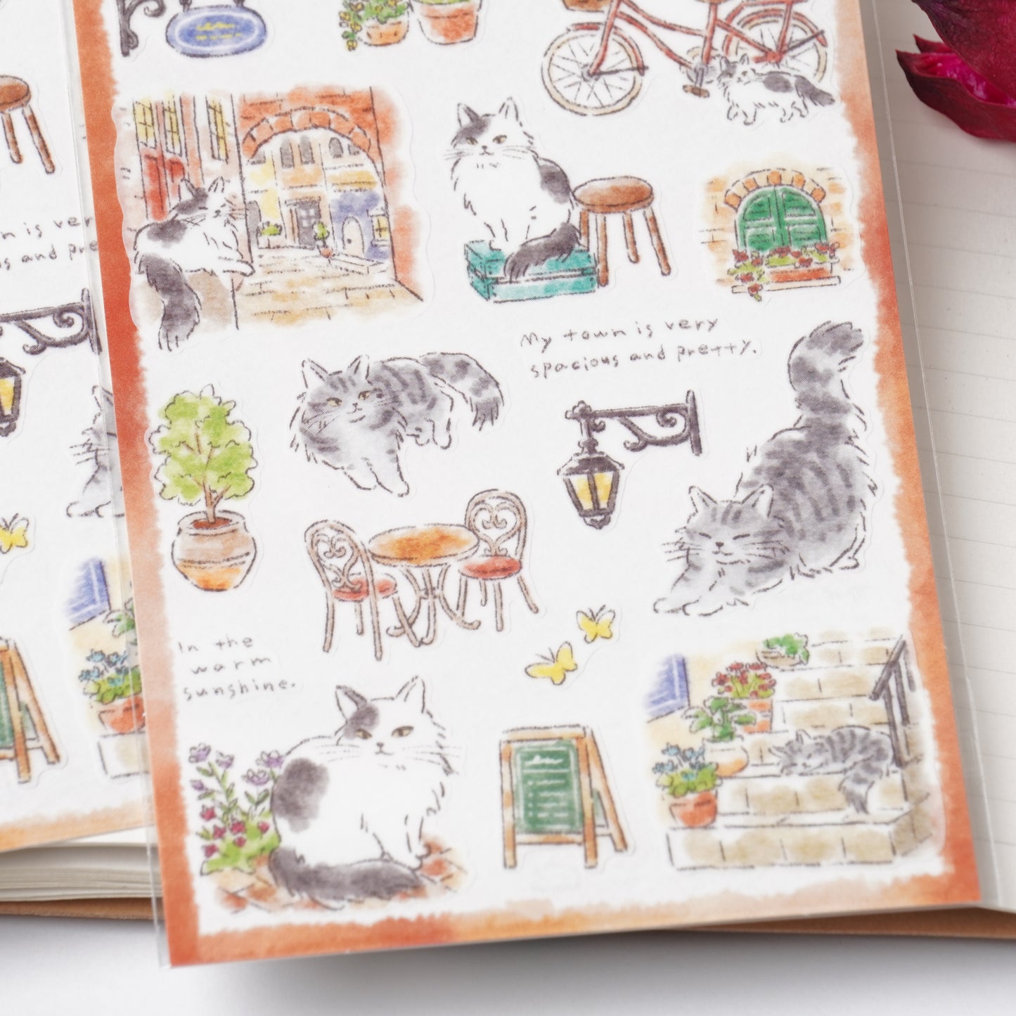 Nyanko Biyori Cat Sticker Sheet – Machikado