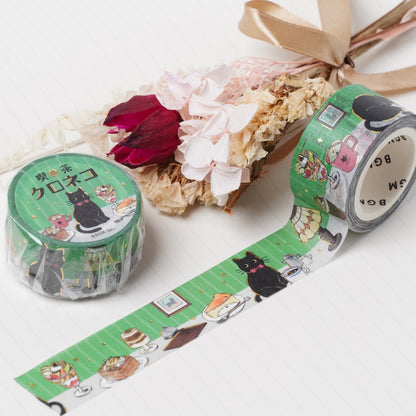 BGM Masking Tape - Cafe Black Cat Table