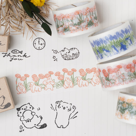 Elcommunne Petit et Grand Masking Tape - Penguin