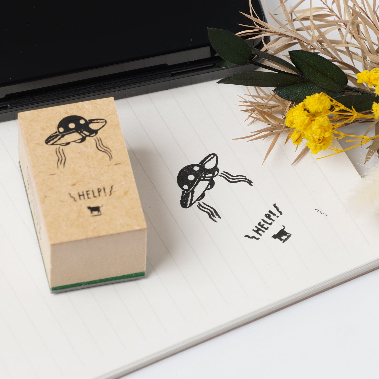 Nicoma Message Stamp - Help Stamp