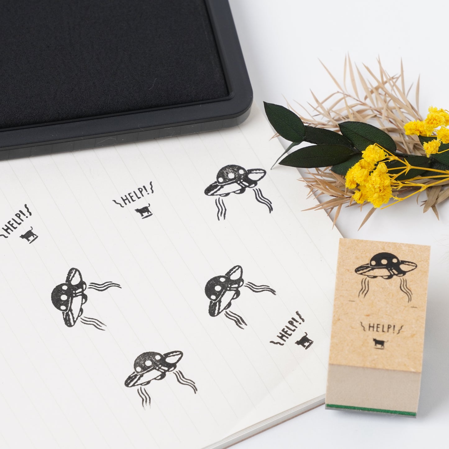 Nicoma Message Stamp - Help Stamp