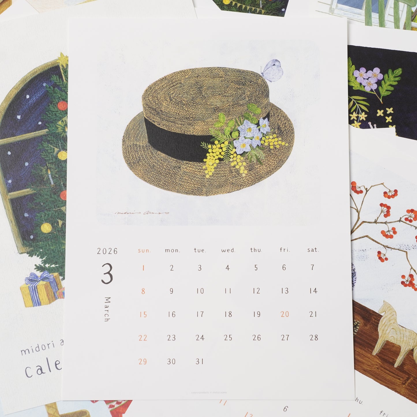 Midori Asano Calendar 2026
