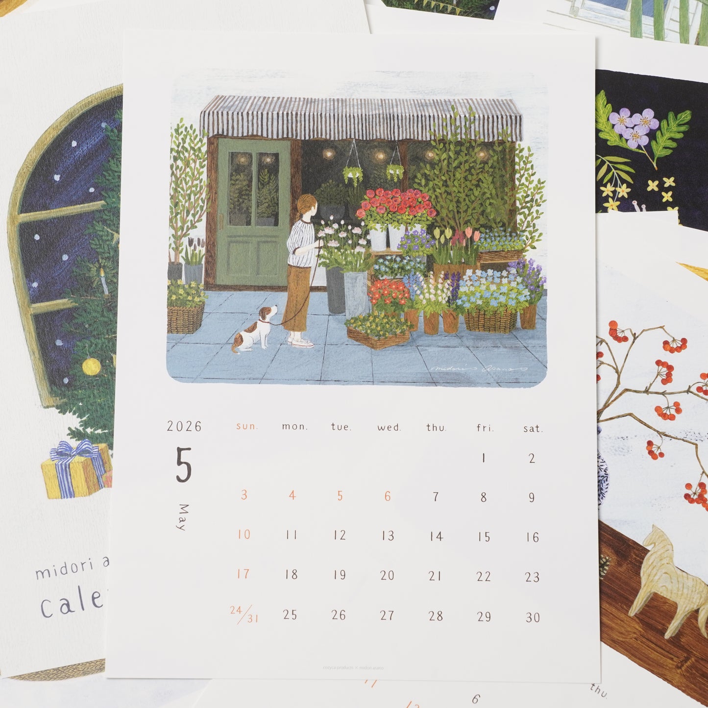 Midori Asano Calendar 2026