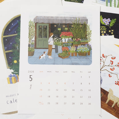 Midori Asano Calendar 2026