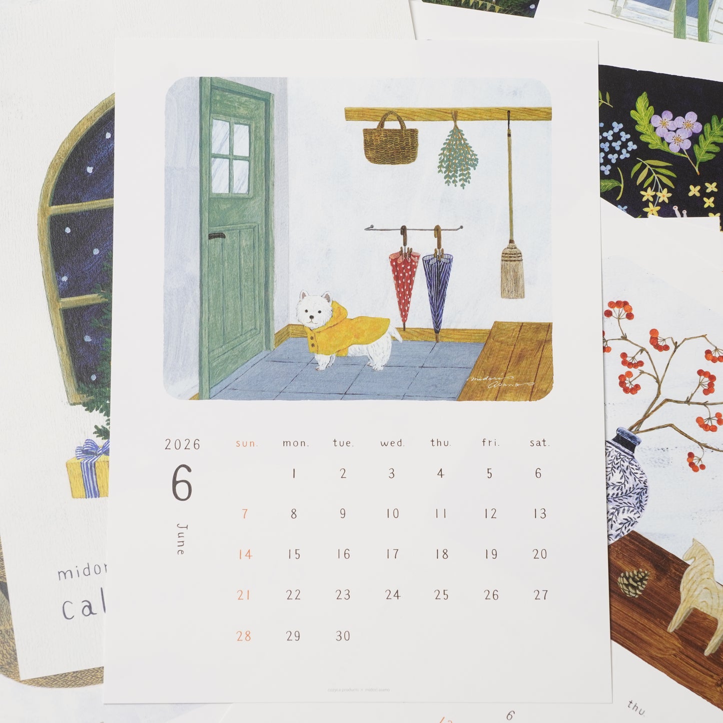 Midori Asano Calendar 2026