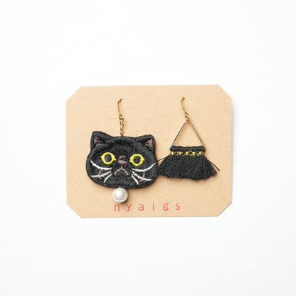 Cat Earrings (Piercing)