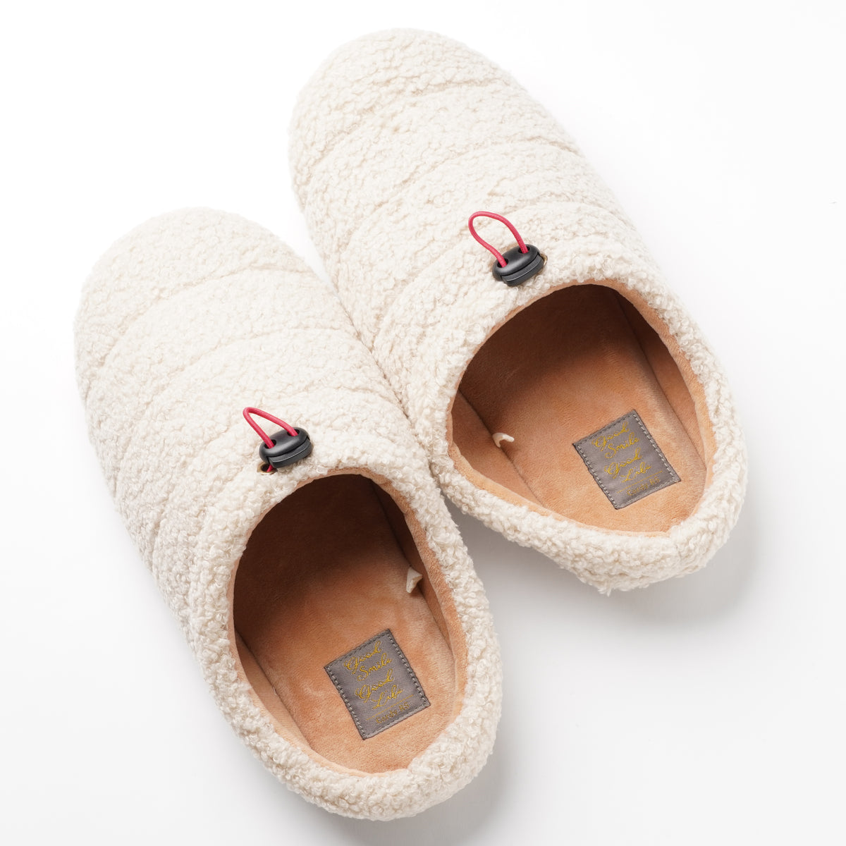 Cozy Boa Room Slippers M - Off White