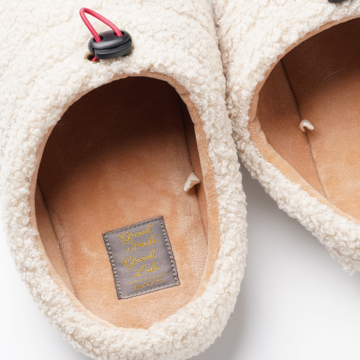Cozy Boa Room Slippers M - Off White